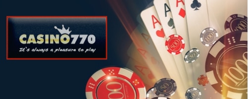 logo casino770 cadre rouge sur fond noir