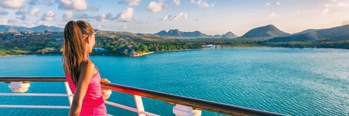 paysage splendide pour femme sur bateau de croisiere