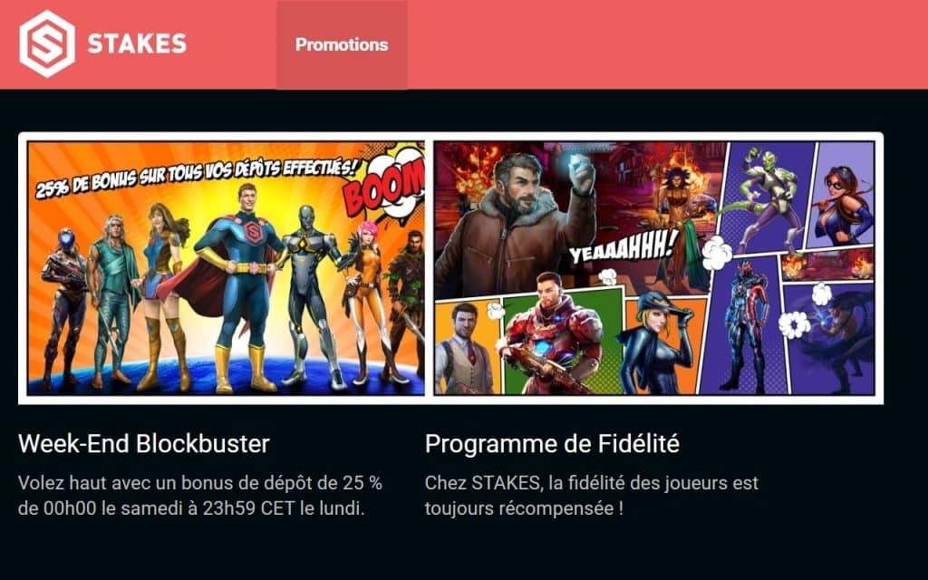 stakes programme de fidélité