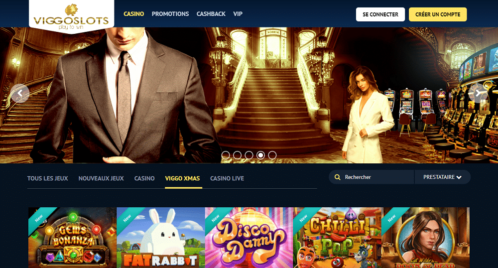 Viggoslots casino accueil