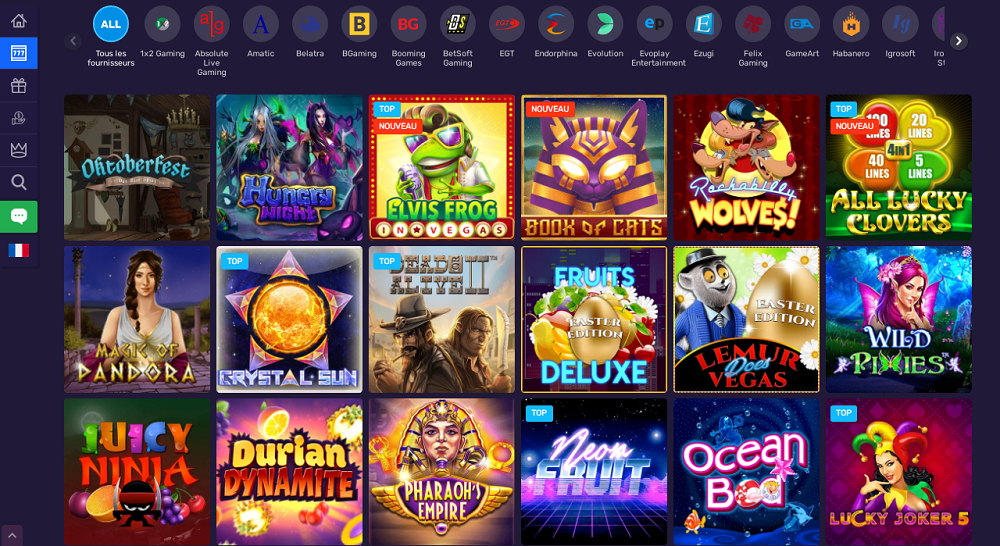 bitcoin casino navigation intuitive