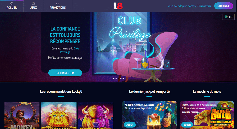 bonus gratuit Lucky8