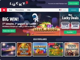Les jeux de NetEnt disponibles sur le Casino Lucky8