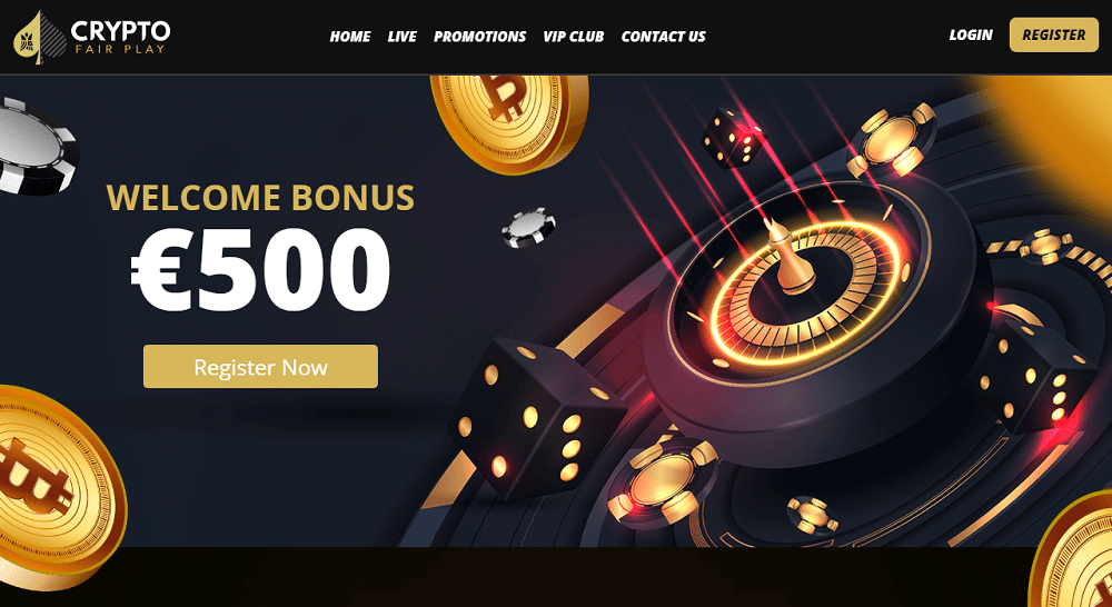 bonus binevenue 500 euros cryptofairplay