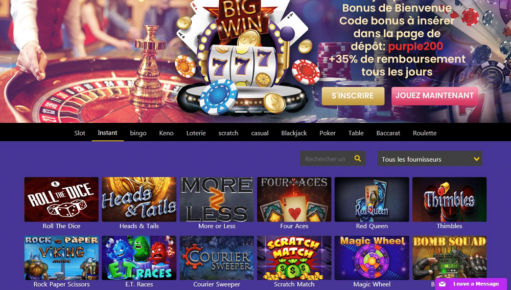 Casino Purple Avis