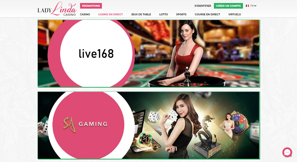 Lady Linda Casino live casino