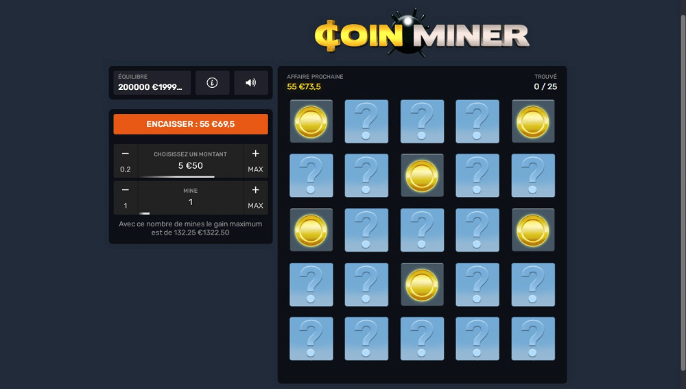 Coin miner jeu sur mobile