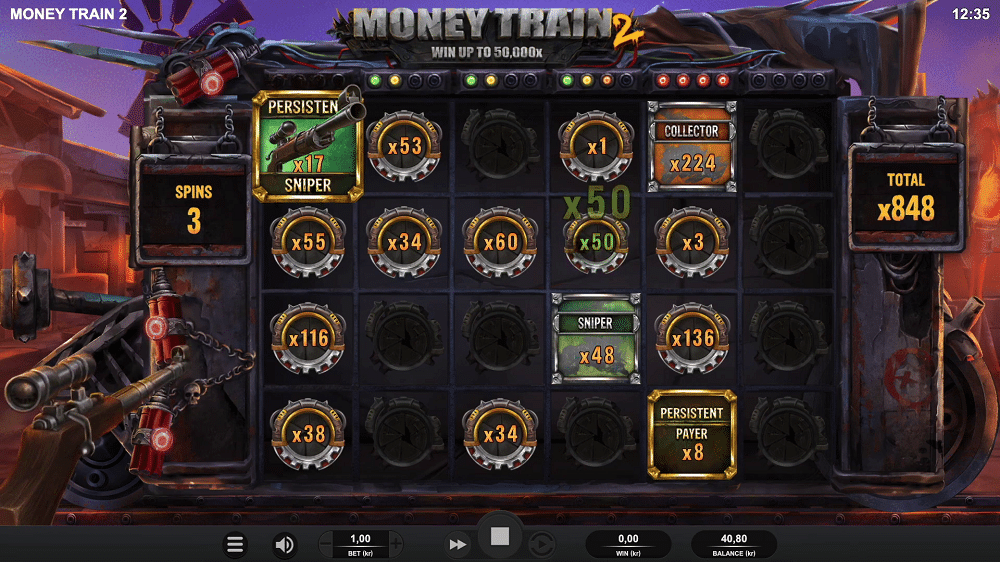 Money Train 2 caracteristiques