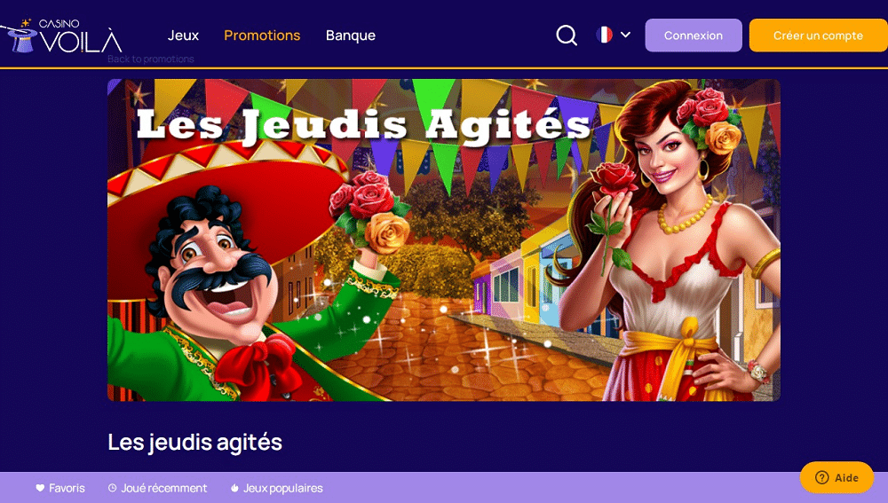 bonus jeudi casino voila