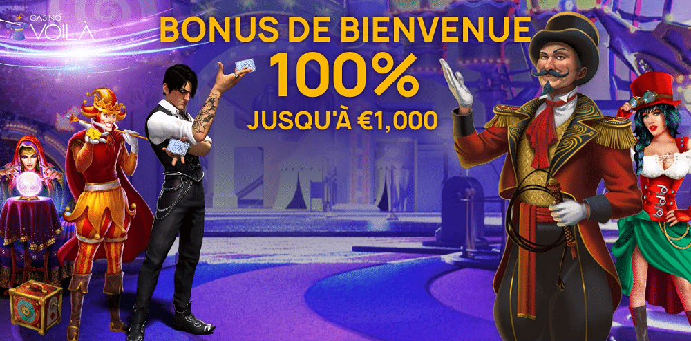 Voila casino bonus bienvenue