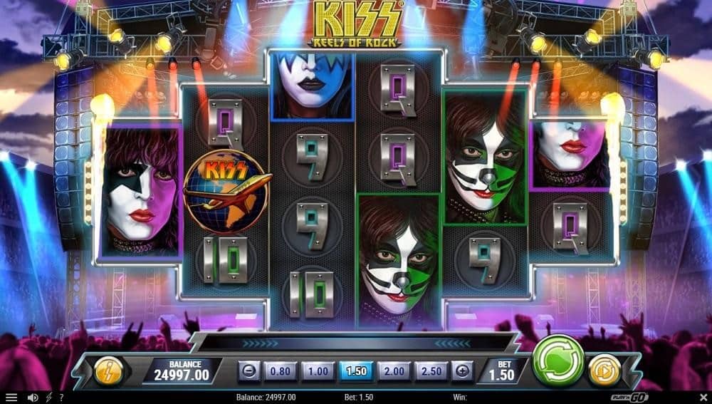 KISS Reels of Rock Play 'n Go caracteristiques