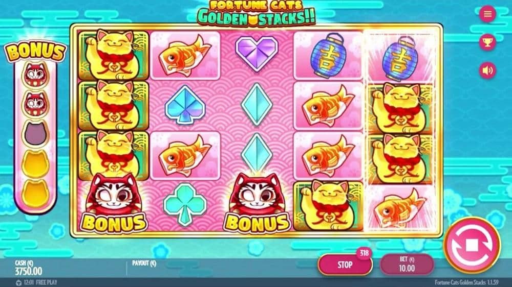 symboles Fortune Cats Golden Stacks