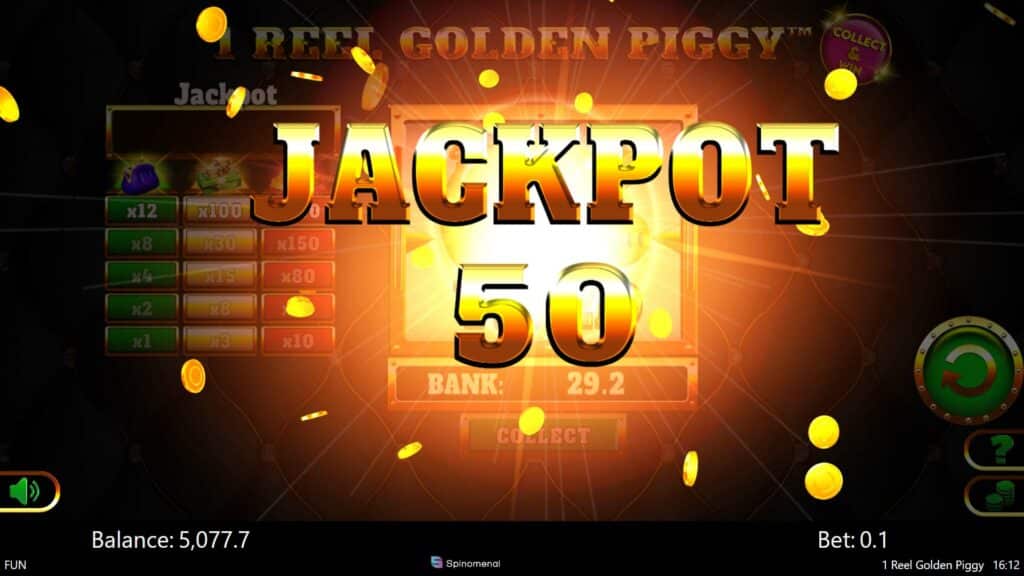 1 Reel Golden Piggy Jackpot