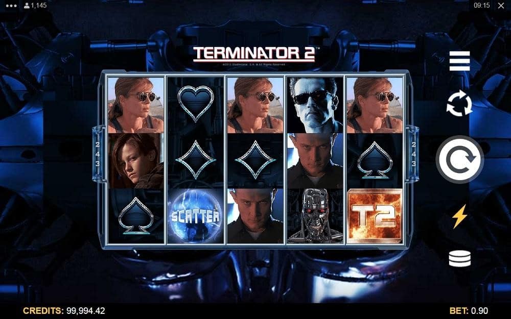 Terminator 2 Online Slot caracteristiques