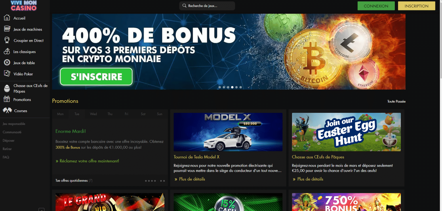 Vive Mon Casino » 50 Tours Gratuits Bonus sans dépôt 🎁 (2022) Vive Mon Casino » 50 Tours Gratuits Bonus sans dépôt 🎁 (2022)