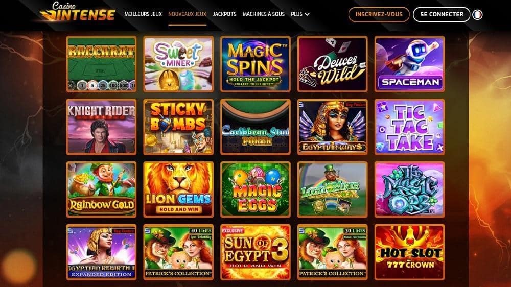 jeux Casino Intense