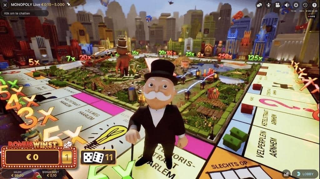 Caractéristiques Monopoly Big Baller Live