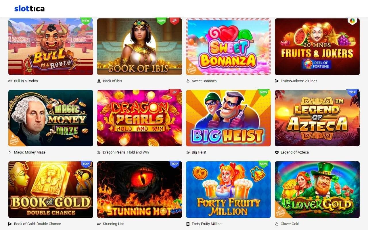 meilleurs slots slottica