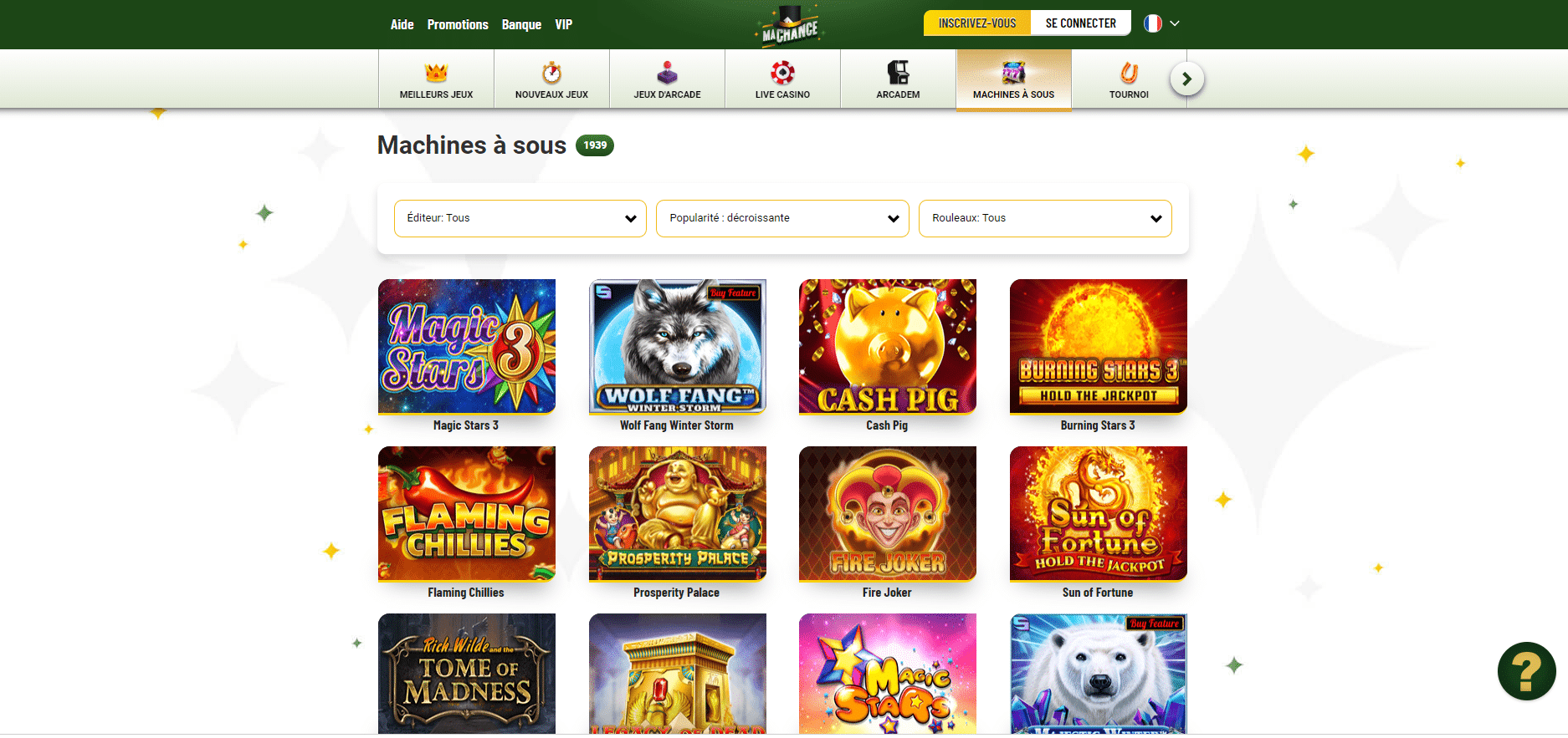 offres machance casino