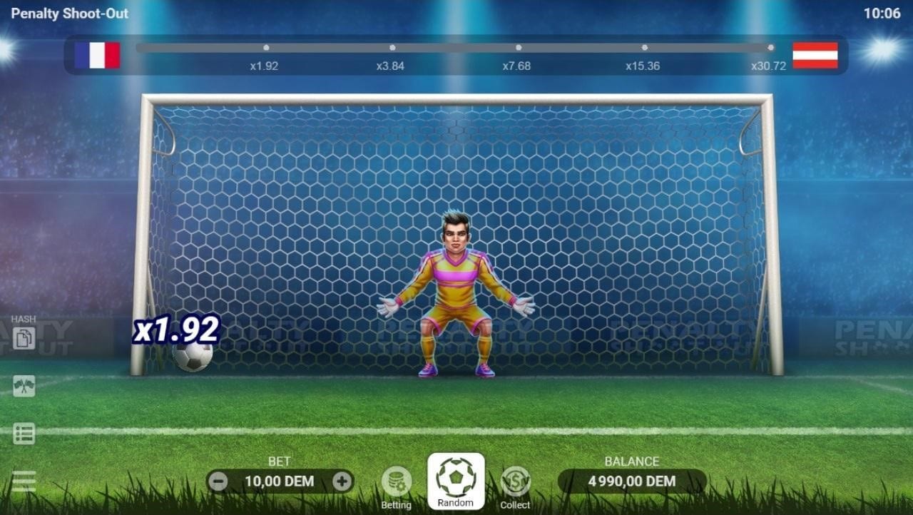 Règles du jeu penalty shoot out