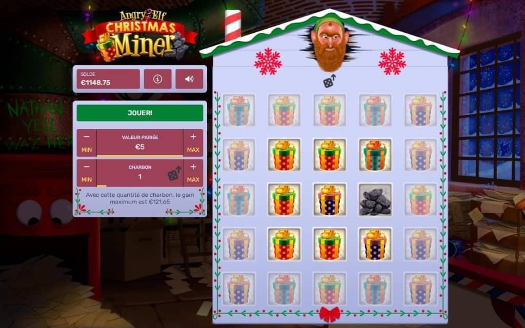 Angry Elf Christmas Miner Caractéristiques