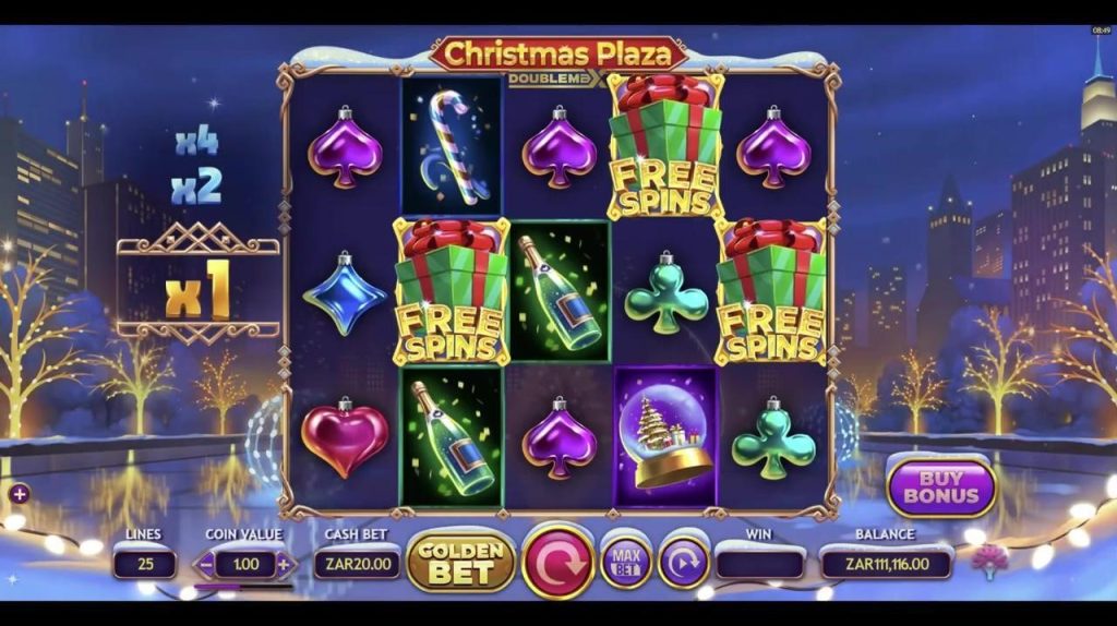 Christmas Plaza Doublemax free spins