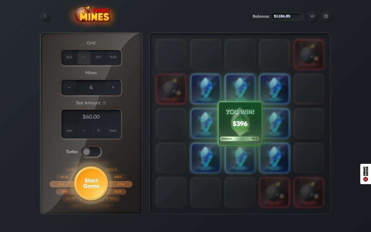 Règles du jeu turbo mines