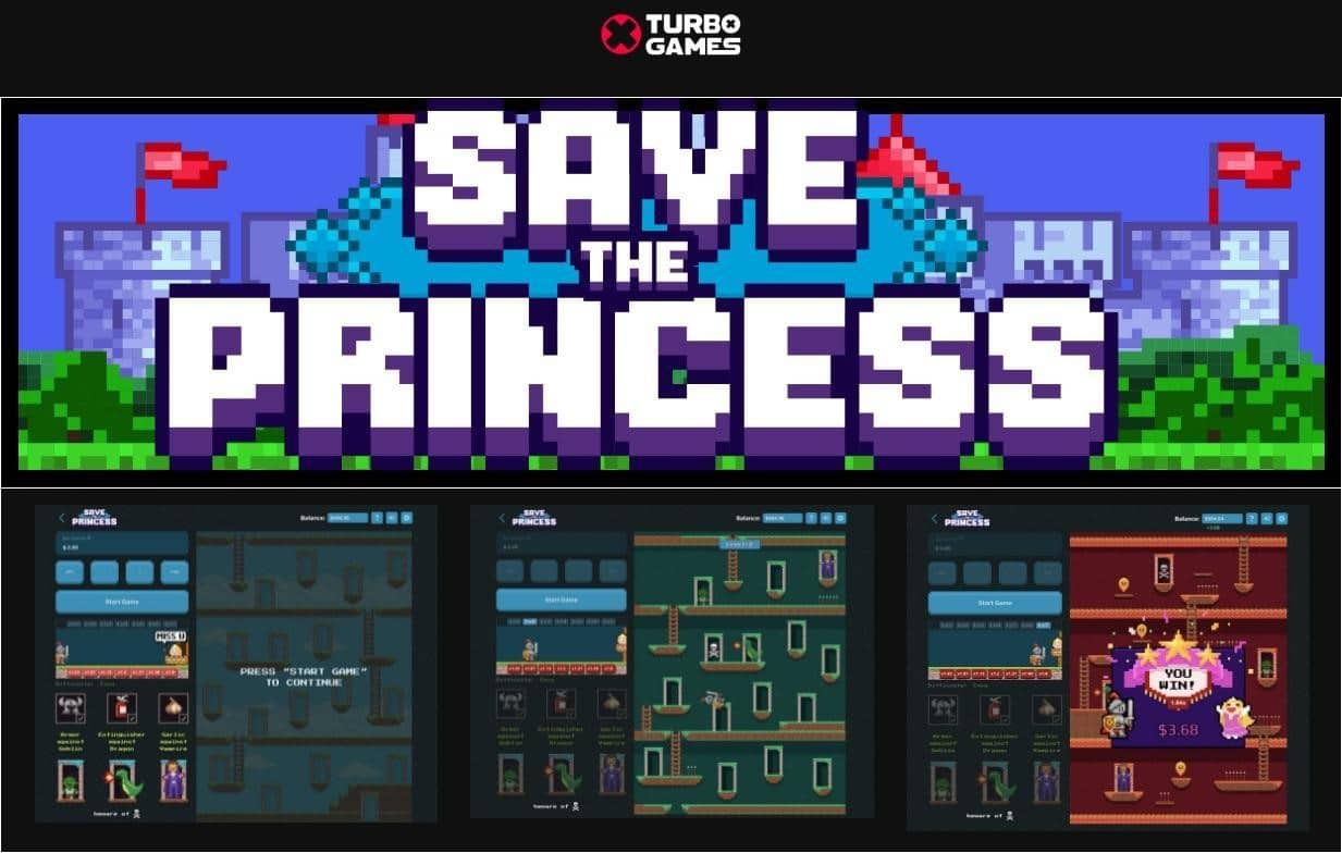 Save The Princess mini jeu Turbo Games
