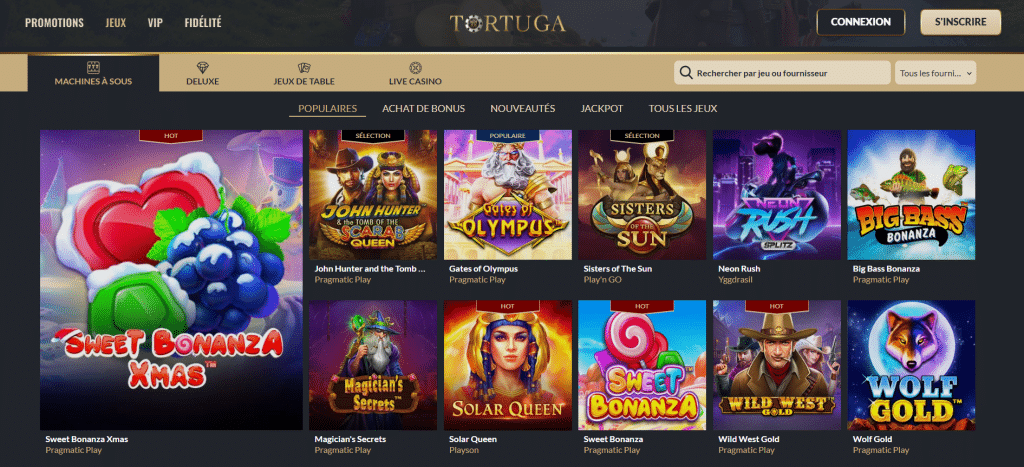 Tortuga Casino Machines à sous gratuites