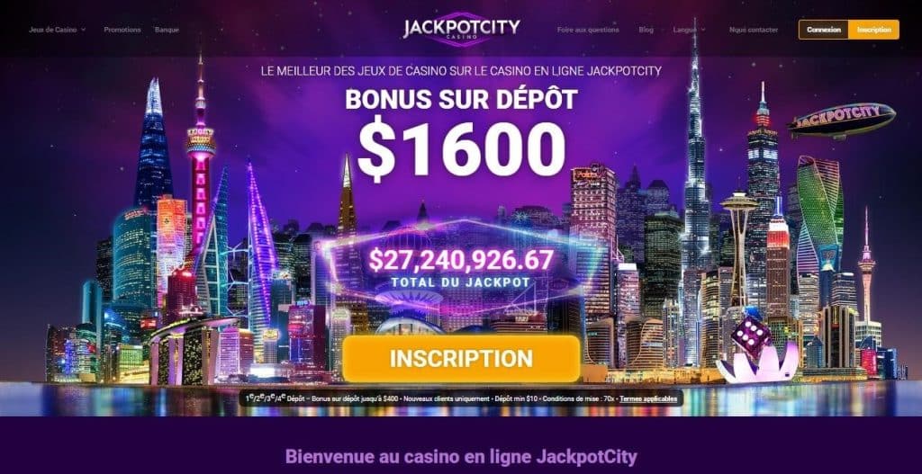 Jackpot City Casino canada