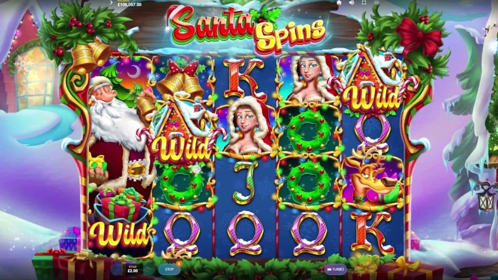 symboles Santa Spins de Red Tiger