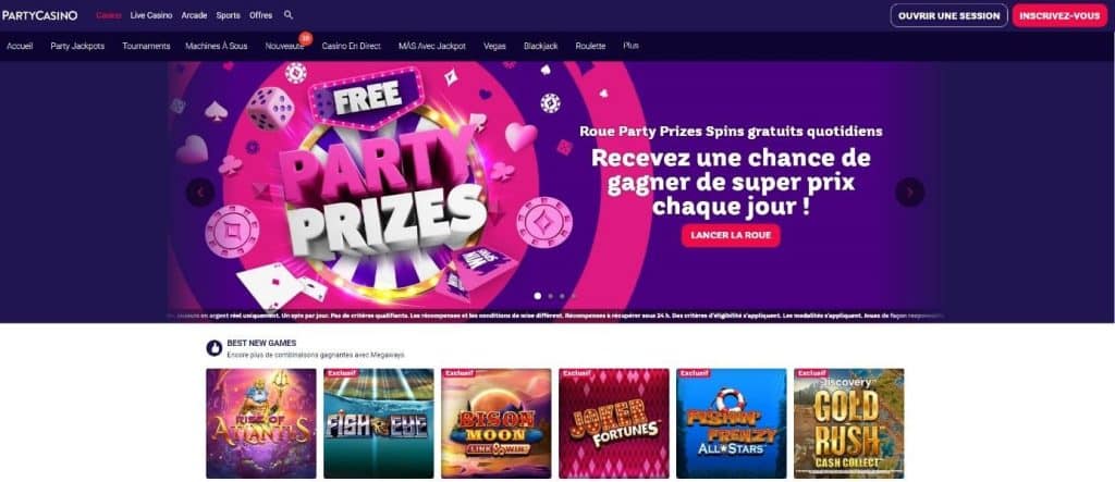 Party Casino canada