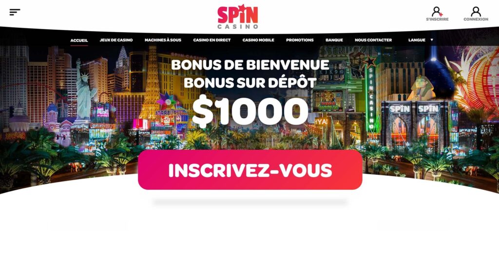 Spin Casino légal Canada