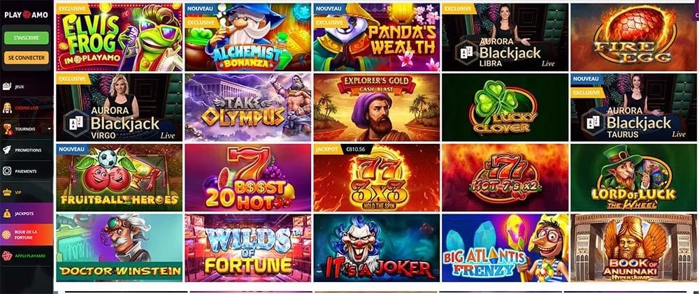 jeux Playamo casino