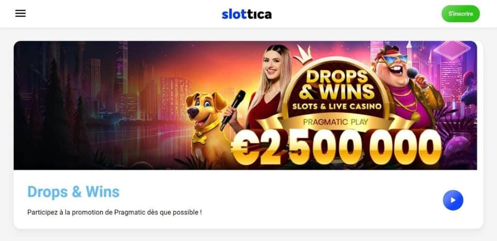 slottica accueil