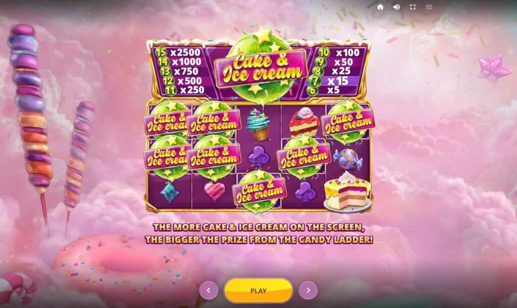 Cake & Ice Cream slot red tiger