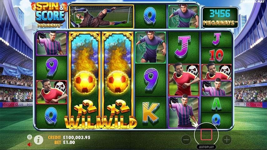 Spin & Score Megaways wild