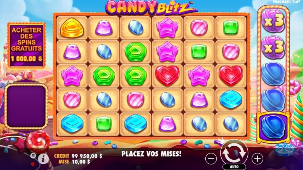 candy blitz caracteristiques