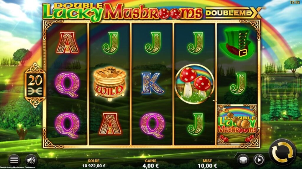 wild Double Lucky Mushrooms DoubleMax Yggdrasil