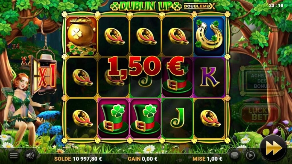 Dublin Up DoubleMax gains