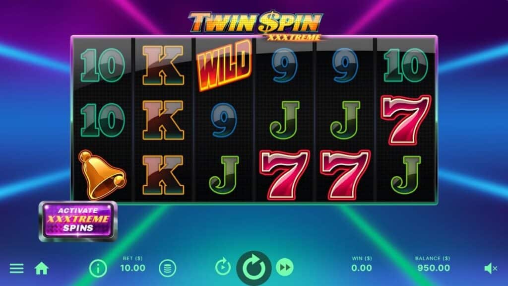 fonctionnalité wild de Twin Spin XXXtreme