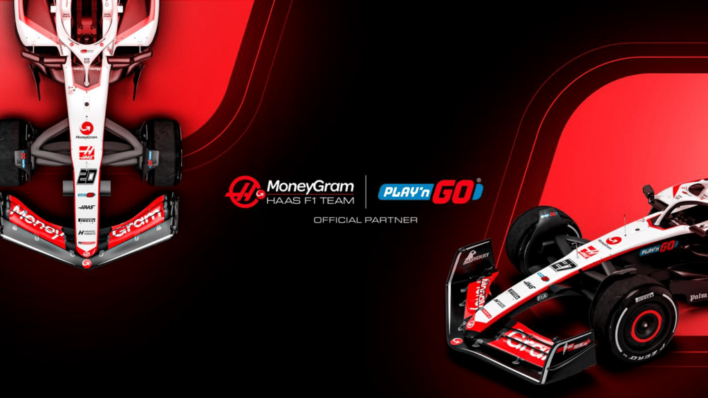 Play'n GO partenaire MoneyGram Haas F1