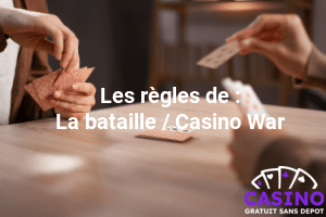 Les règles du Casino War
