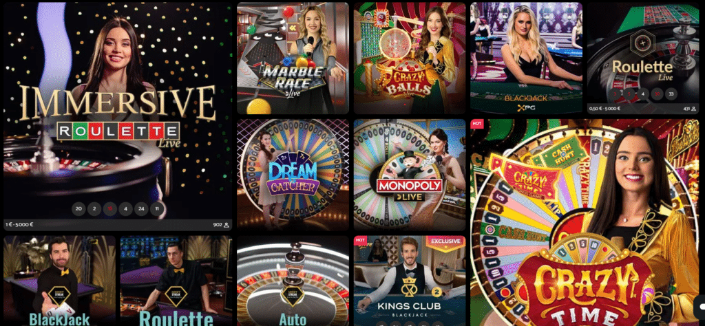 jeux live sur palm slots