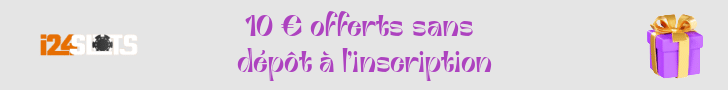 banniere 10 euros sans depot i24slots