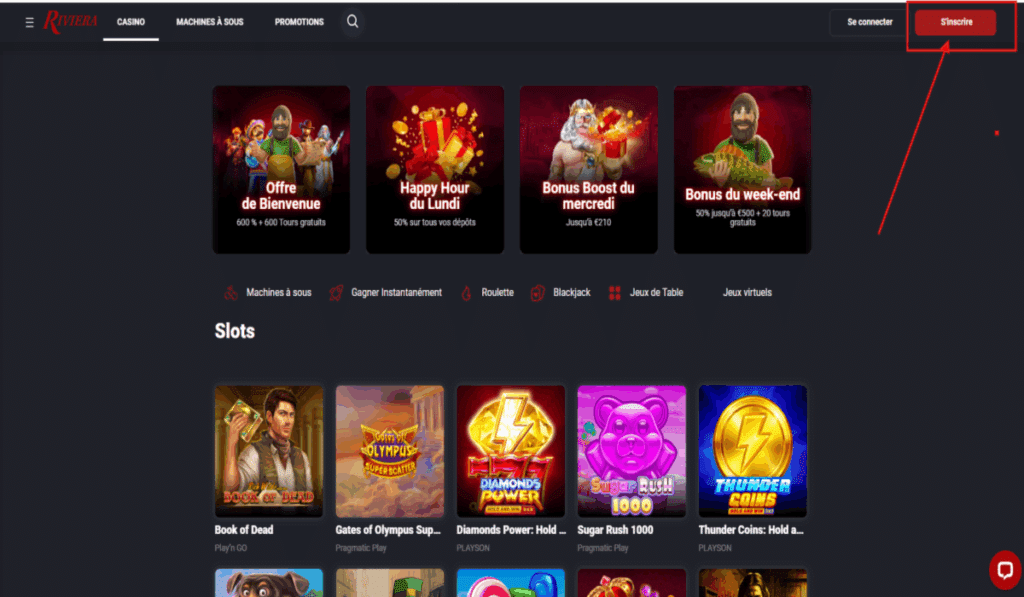 Etape 1 : S'inscrire 