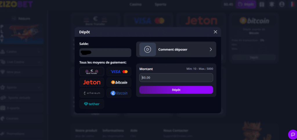 Zizobet Depot Etape 3